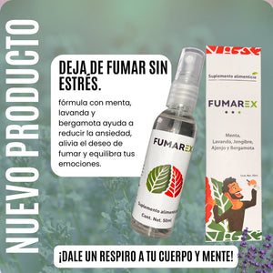 FUMAREX®  FORMULA NATURAL EN SPRAY - APOYO PARA REDUCIR EL CONSUMO DE TABACO