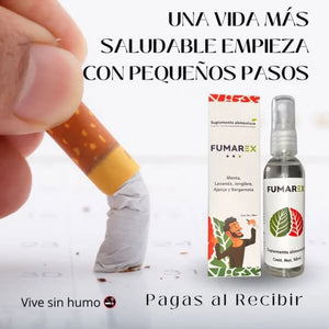 FUMAREX®  FORMULA NATURAL EN SPRAY - APOYO PARA REDUCIR EL CONSUMO DE TABACO