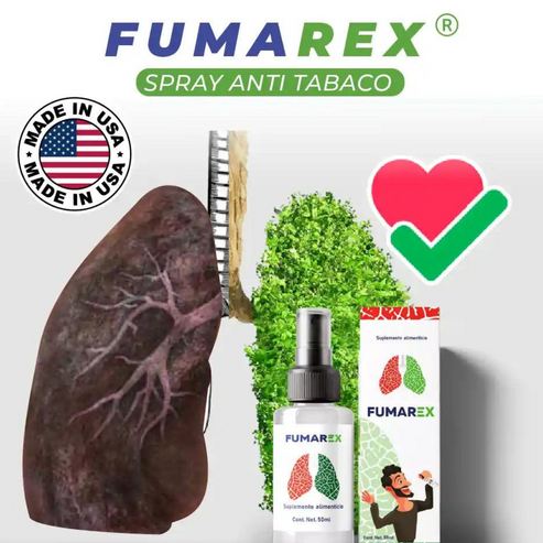 FUMAREX®  FORMULA NATURAL EN SPRAY - APOYO PARA REDUCIR EL CONSUMO DE TABACO