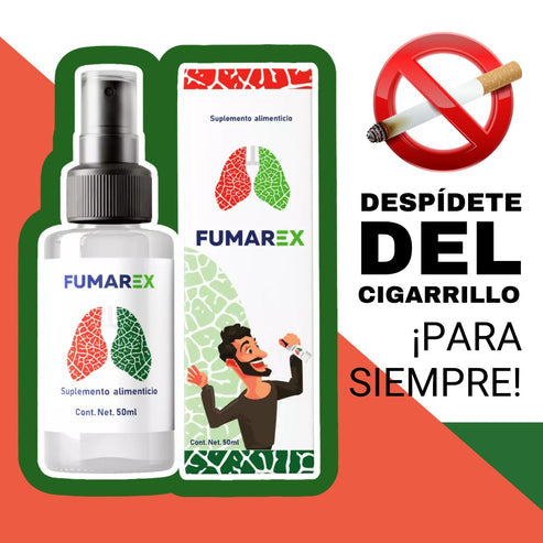 FUMAREX®  FORMULA NATURAL EN SPRAY - APOYO PARA REDUCIR EL CONSUMO DE TABACO